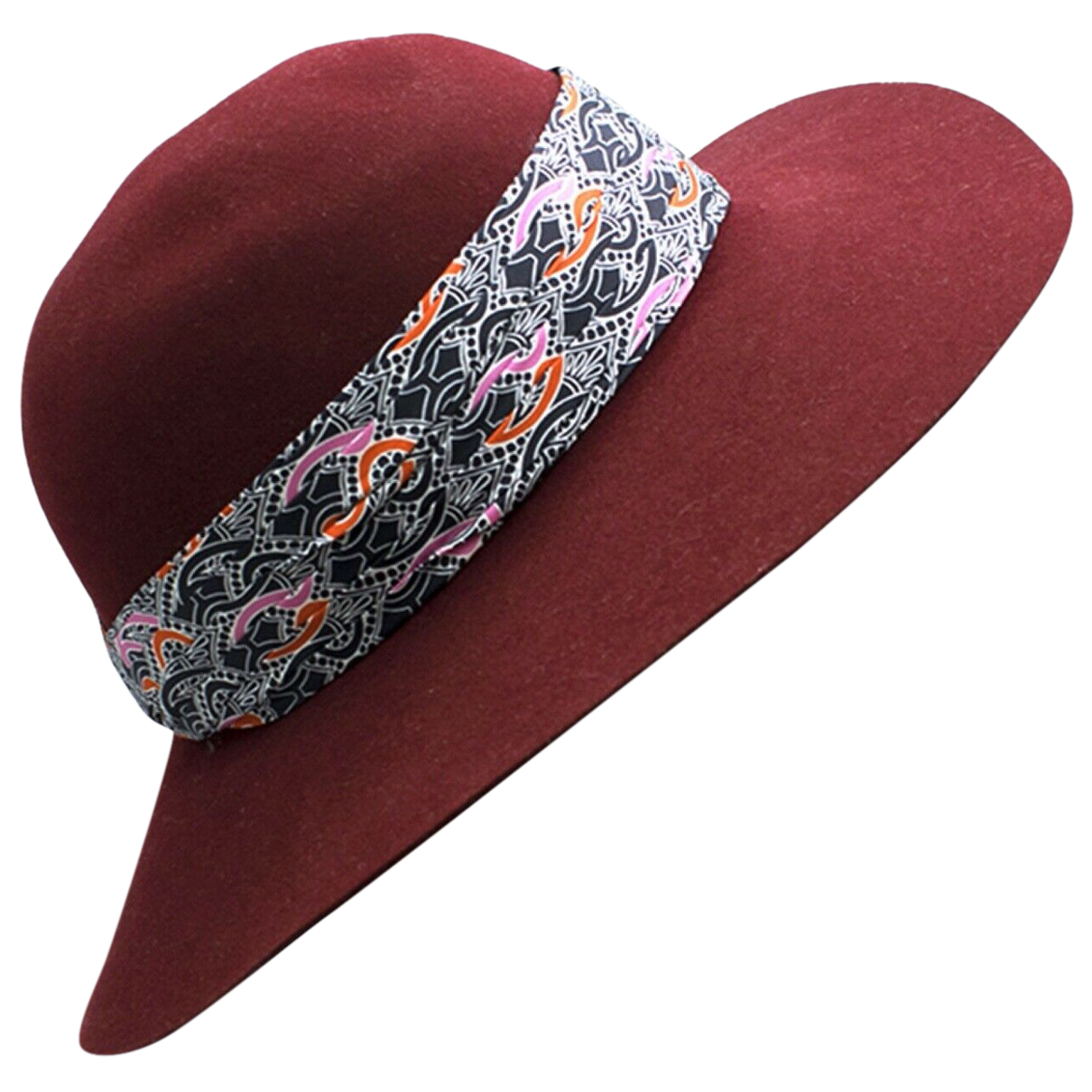 Hat Hermès Burgundy size 57 cm in Other 